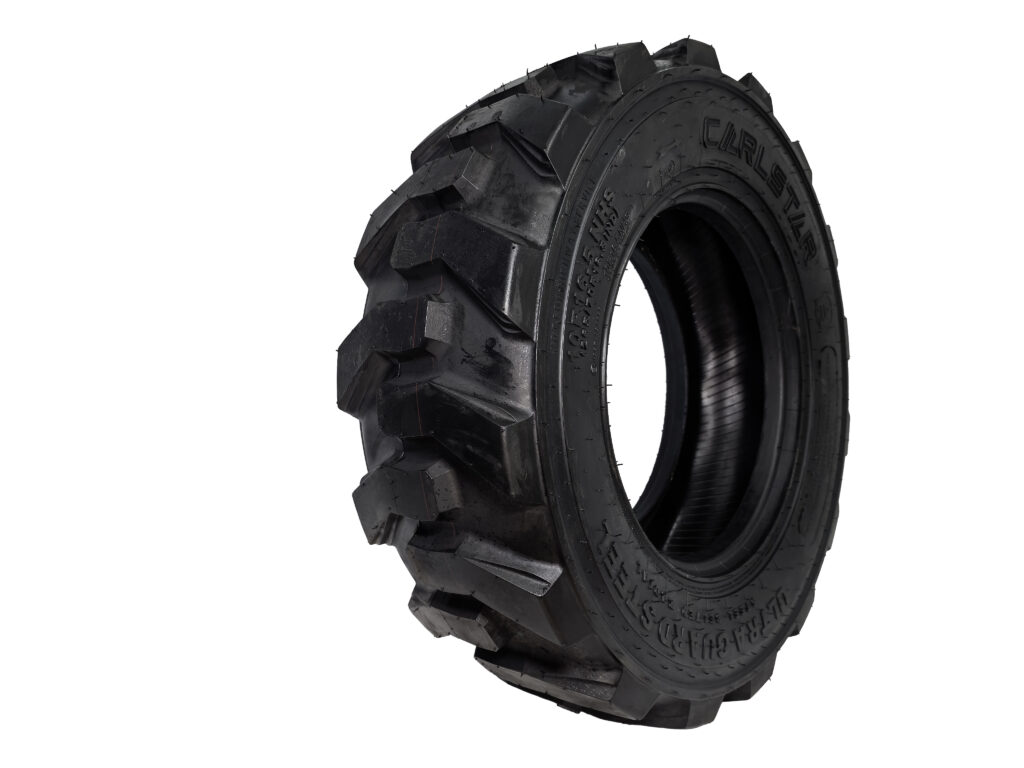 Ultra Guard Steel tire facing to the left