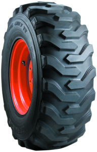 Trac Chief tire pointed 45 degrees to the right