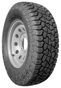 Radial Trail A/T tire at 45 degree angle